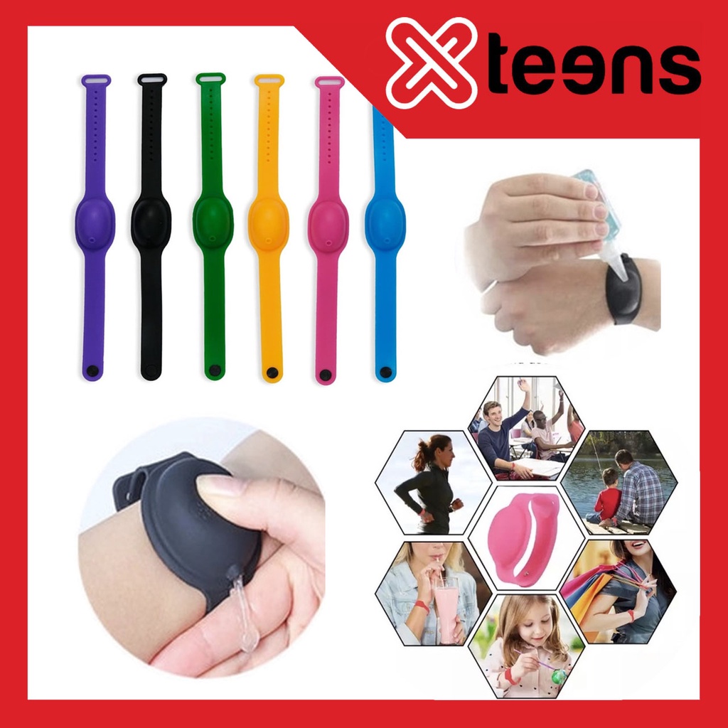 GELANG HAND SANITIZER PORTABLE SILIKON PEMBERSIH TANGAN SANITIZER