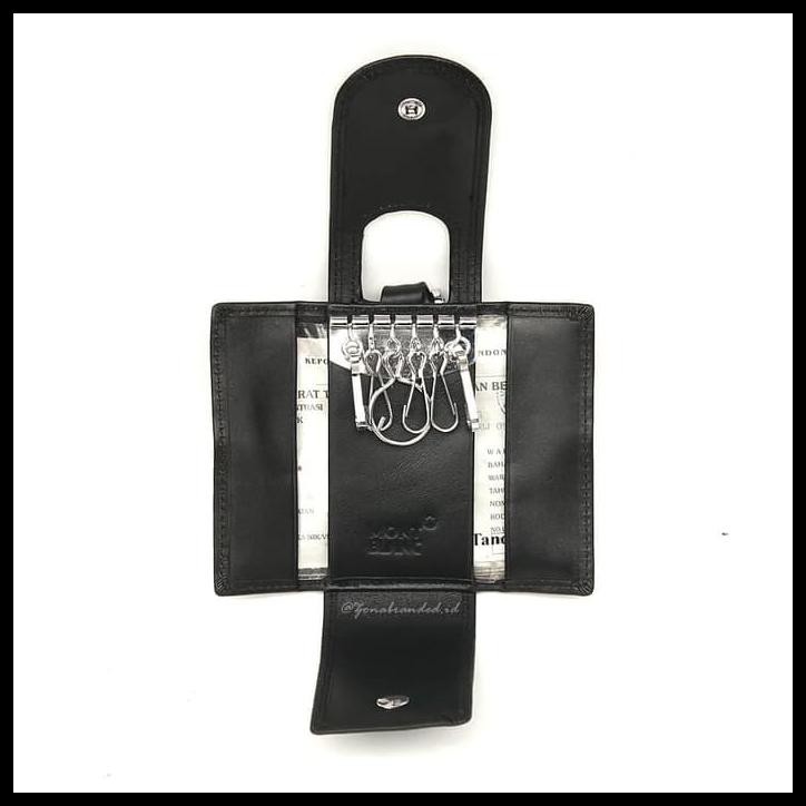 P9Ts Dompet Stnk Kulit - Gantungan Kunci Mobil Branded Mont Blanc - 8002M - Cokelat Gzfp