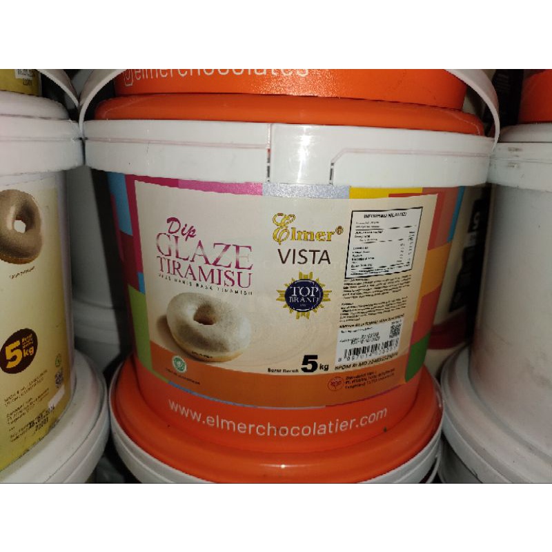 

Dip Glaze Tiramisu Vista merk Elmer repack 250gr