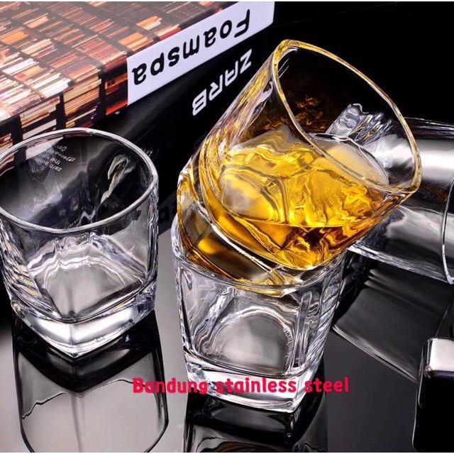 gelas whiskey beer bir vodka kaca tebal cangkir old fashioned