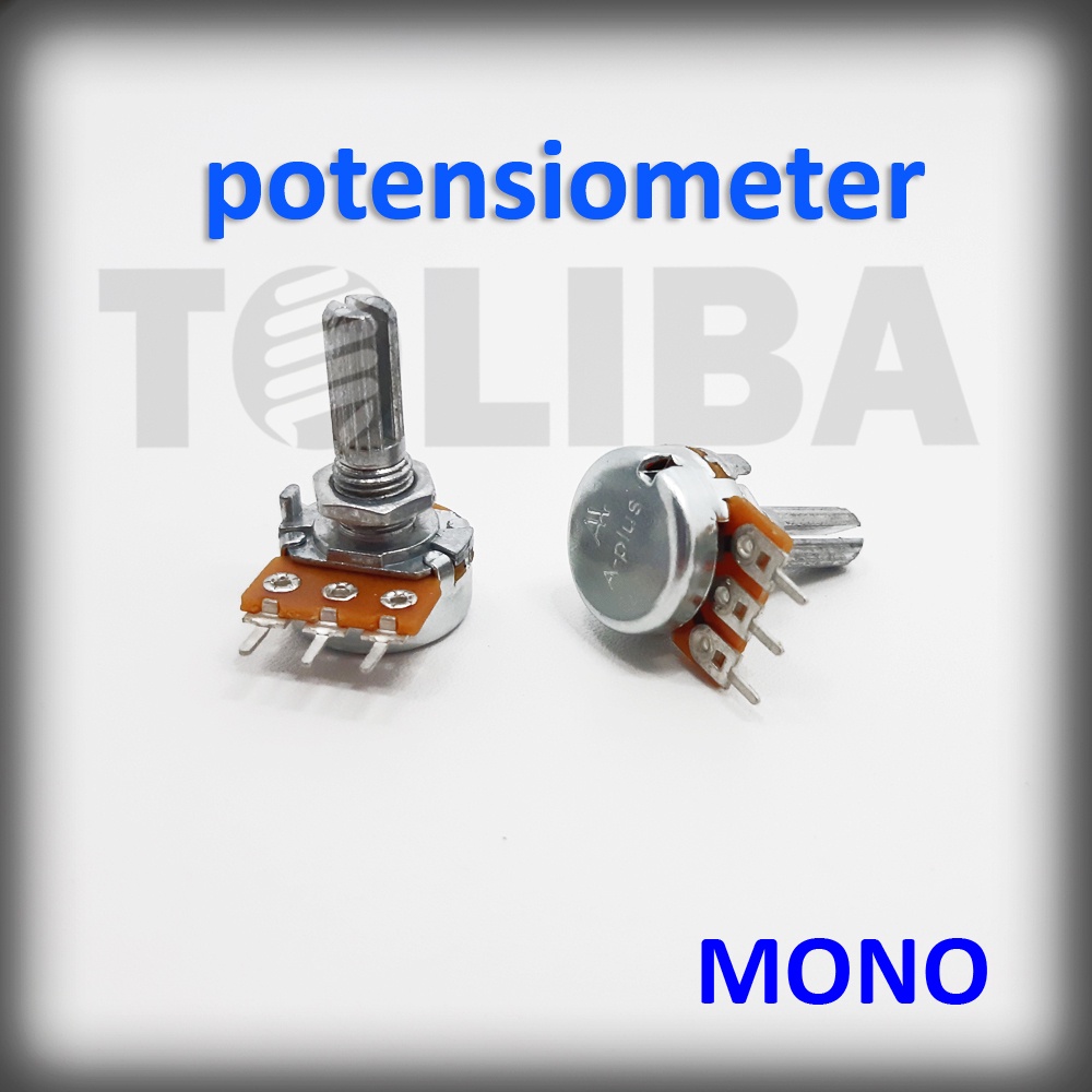 potensio 10k 50k mono aplus / potensiometer potensio meter 50k Aplus komponen switch saklar elektronika