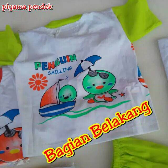 Baju Celana Bayi PIYAMA PENDEK Terlaris