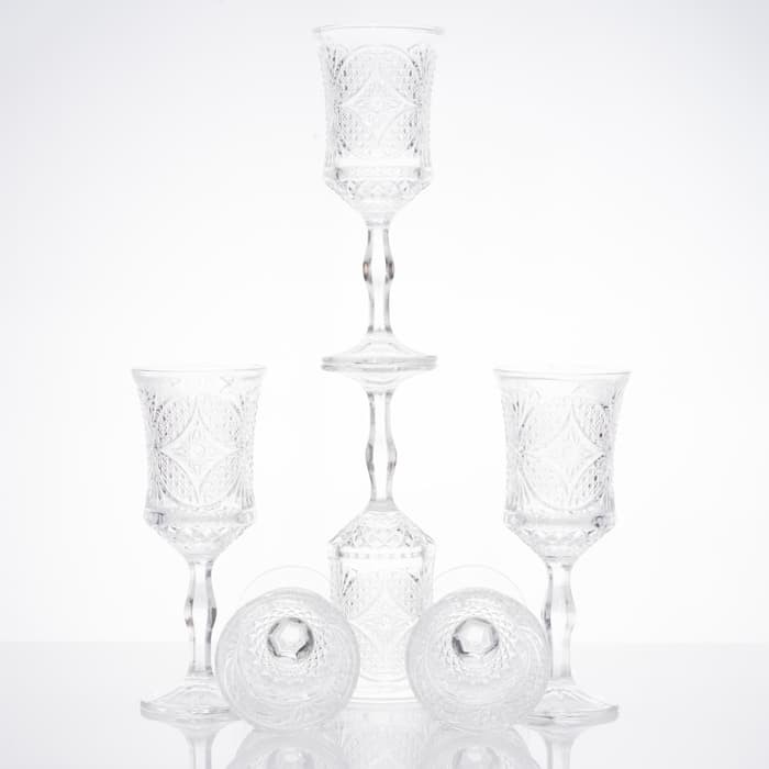 Gelas Kaca Set CAPODIMONTE (6 pcs)