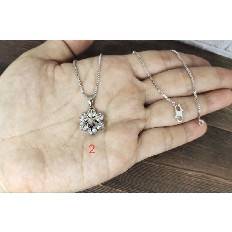 Fifi Fashion Kalung Fashion Model Perhiasan Lapis Silver K32