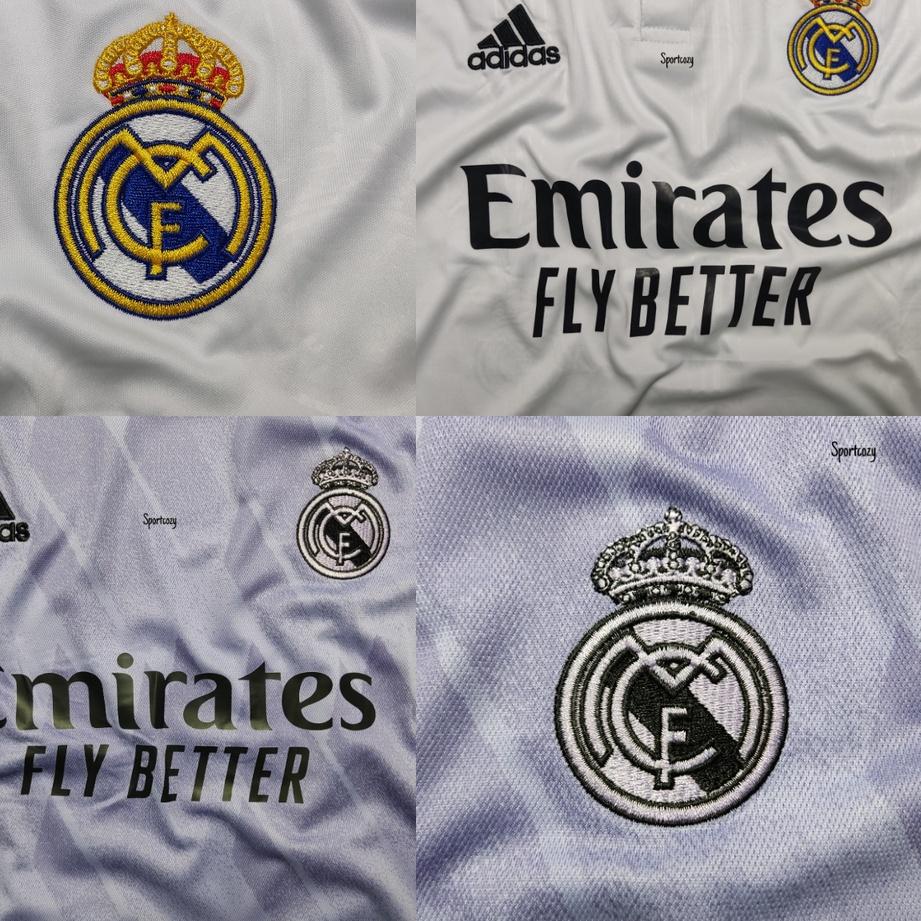 Koleksi Terbaru.. Setelan Jersey Real Madrid Home Away 2022 2023 Grade Ori Import Baju Sepak Bola Ma