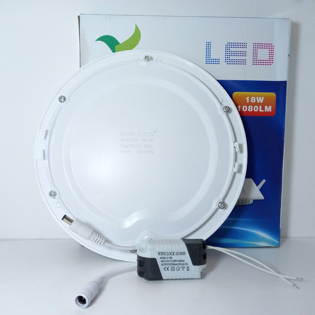 LAMPU DOWNLIGHT LED 18 WATT KUNING INBOW LAMPU PANEL LED 18w BULAT IB