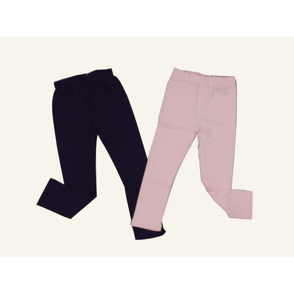 LEGGING ANAK PEREMPUAN IMPORT WARNA POLOS 2-6 TAHUN