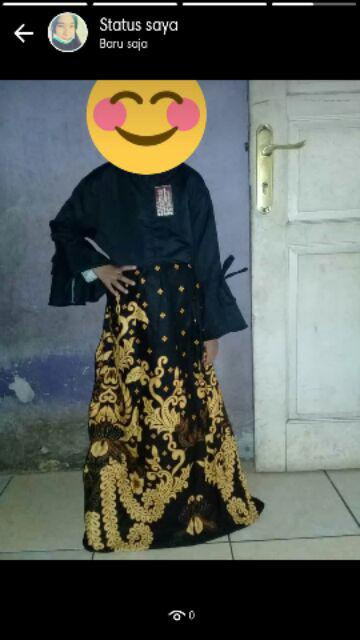 Gamis Batik Anak Usia 10-13th Couple Keluarga