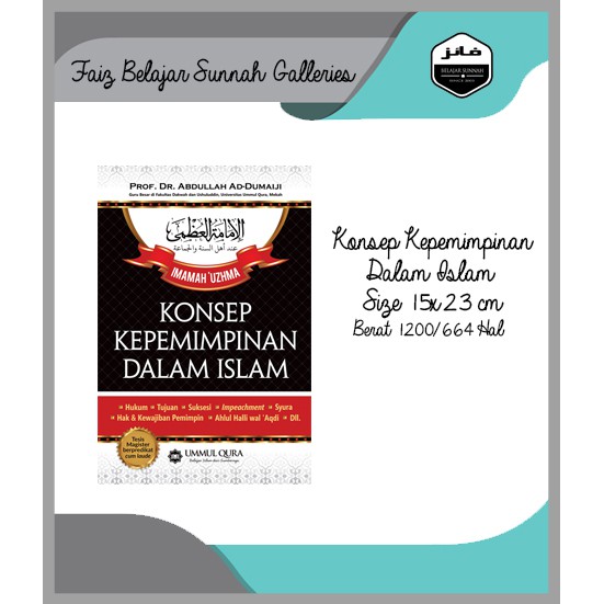 Jual Buku Konsep Kepemimpinan Dalam Islam | Shopee Indonesia