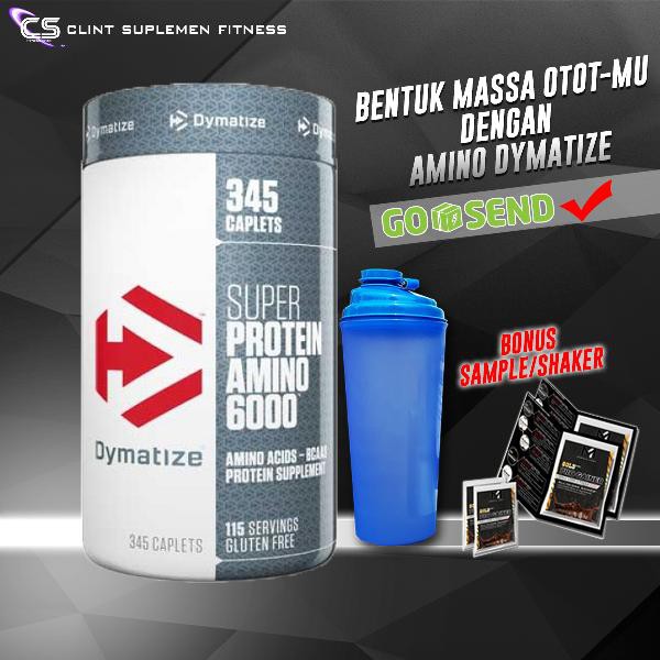 Dymatize: Super Amino 6000 500/ 345 tabs FREE BCAA DYMATIZE
