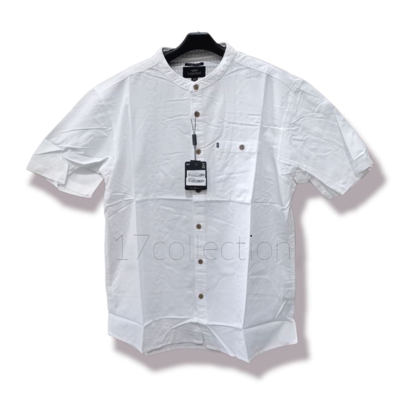 kemeja koko mgee ALFERO C046 WHITE