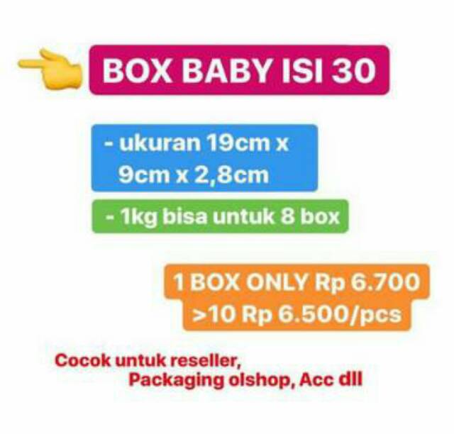 Baby Macaron Box Tanpa Isi Harga Murah