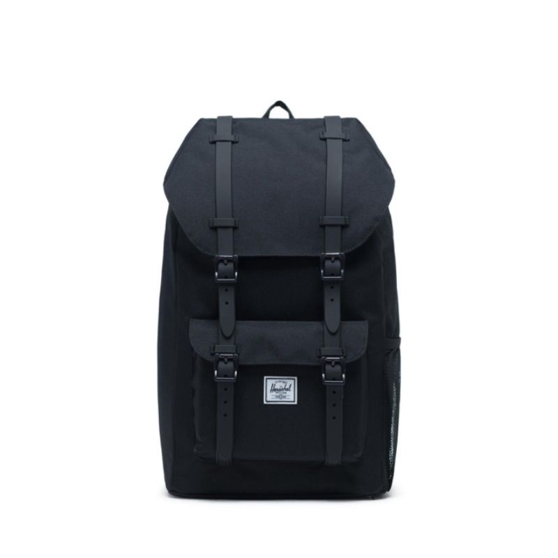 (100% ORIGINAL) HERSCHEL LITTLE AMERICA BACKPACK - BLACK CORE BAG 25L