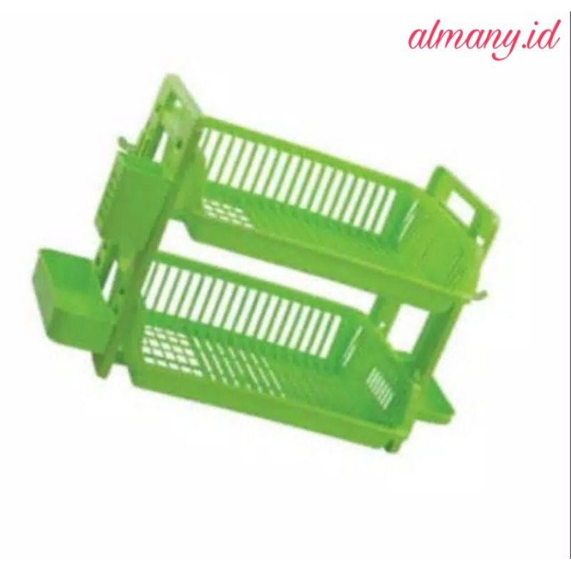 Rak Piring Susun 2 Plastik Maspion Multi Kitchen BR 30