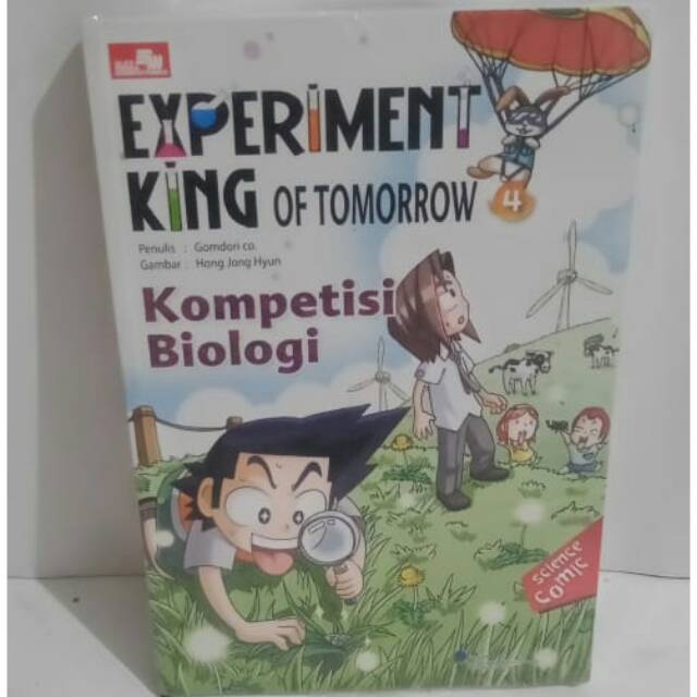 Buku Edu Comik Experiment King Of Tomorrow Kompetisi Biologi