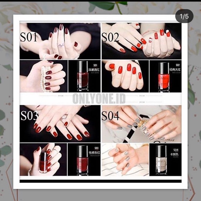 WARNA PART 1 / KUTEK HALAL MUSLIMAH 40 WARNA O’ YAFUN PEEL OFF / NAILS POLISH HALAL MUSLIMAH