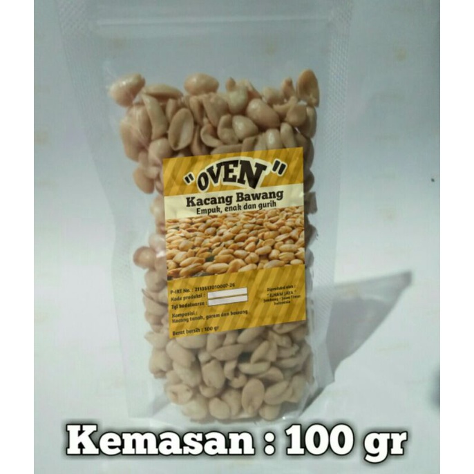 

Kacang Bawang Empuk, Renyah, Gurih.. Kemasan 100gr