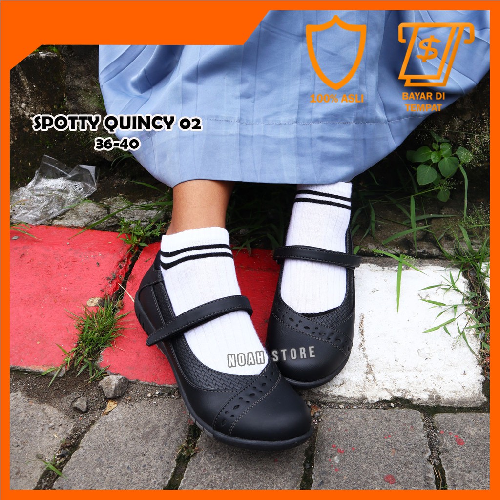 NOAH - Pantofel Wanita SPOTTY Quincy 02 36-40 / Sepatu Pantofel Wanita / Sepatu Sekolah Wanita