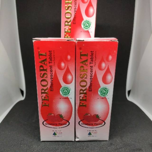 Ferospat Tablet Effervescent 10 Tablet Penambah Darah Shopee Indonesia