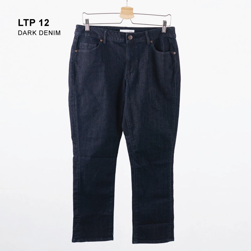 Jeans Wanita - Loft Curvy Kick Crop Denim Celana Wanita Branded Original Asli Murah Meriah
