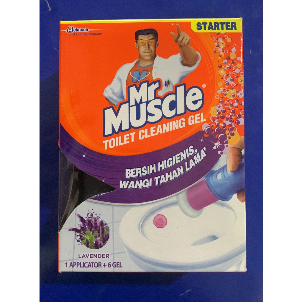 PEMBERSIH KLOSET MR MUSCLE TOILET 36ML ANTI KUMAN LAVENDER // TOILET CLEANING