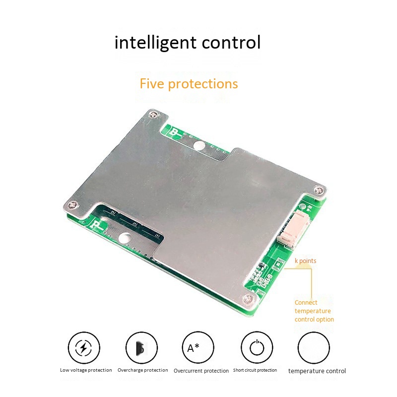 Papan Pelindung Charger Baterai Lithium 4S 12V 800A BMS Li-Iron Dengan Power Baterai Balance / Enhance PCB