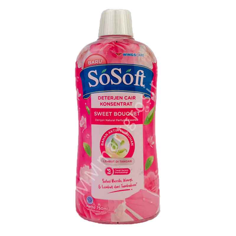 Deterjen Cair Konsentrat *So Soft Liquid * Sweet Bouquet * 700ml