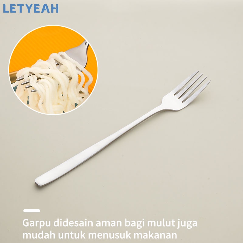 letyeah Rotatable cutlery set stainless /Alat makan set 3 in 1 portable