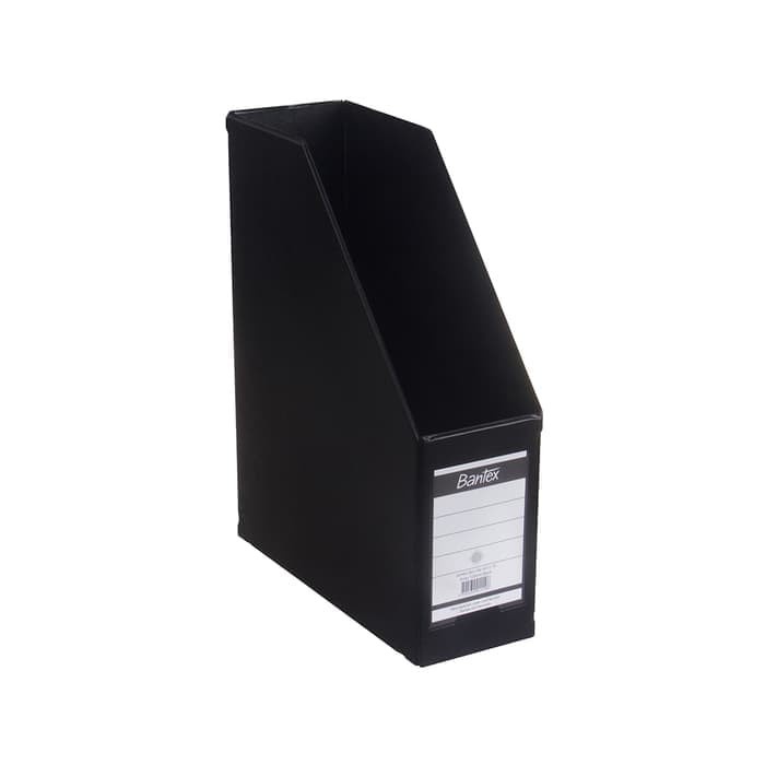 

File-Box- Bantex Magazine File (Box File) 10Cm Folio Black #4011 10 -Box-File.