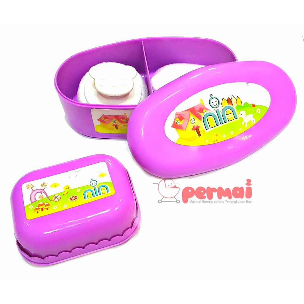 Promo !! NIA-TEMPAT BEDAK + TEMPAT SABUN MURAH