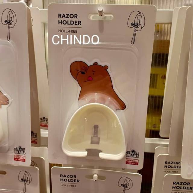 MINISO WE BARE BEARS RAZOR HOLDER ISI 1PCS