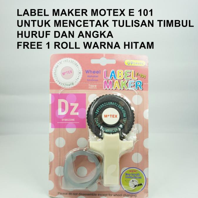 

MOTEX Dymo Embossing Label Maker - Putih AR080