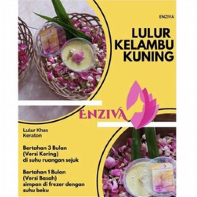 lulur kelambu kuning enziva beautyskin