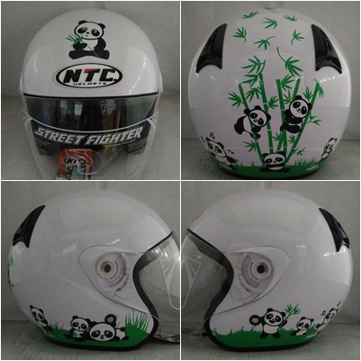 Helm Dewasa NTC - Panda And Friend
