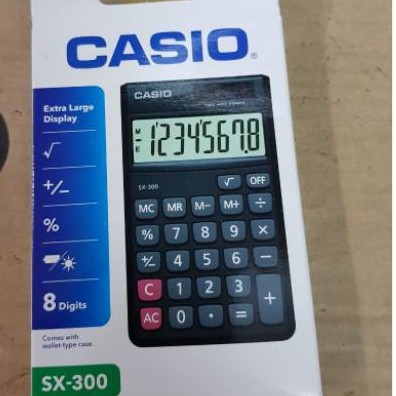 

CASIO CALCULATOR KALKULATOR SX 300 SX-300 SX300 8 DIGIT