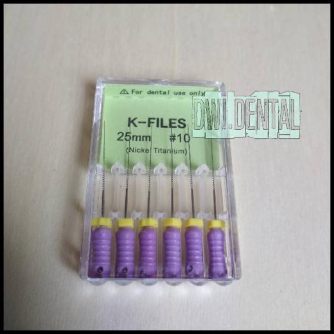 

K-File K Files Kfile Niti Root Canal Nickel Titanium Size 25Mm 10#