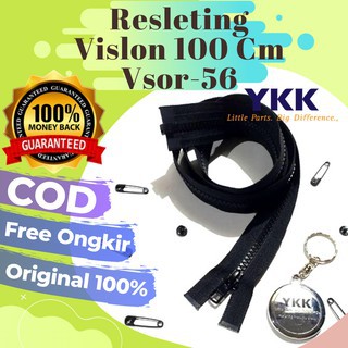 RESLETING SLETING ZIPPER JAKET YKK VISLON 100CM