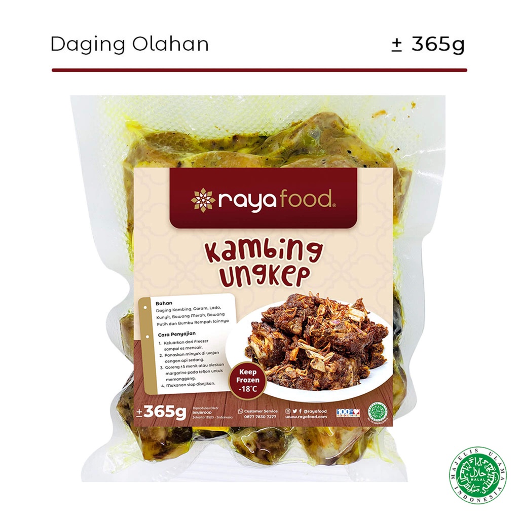 

kambing Ungkep Frozen Rayafood