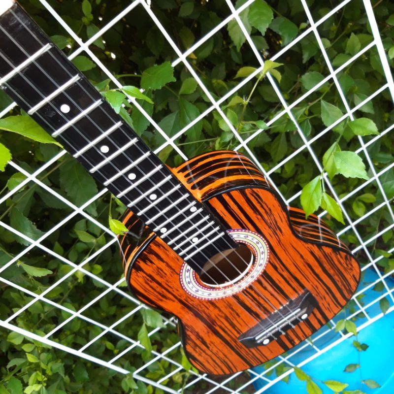 Ukulele Motif Kayu - Dryer Chrome - COD - Gratis Ongkir