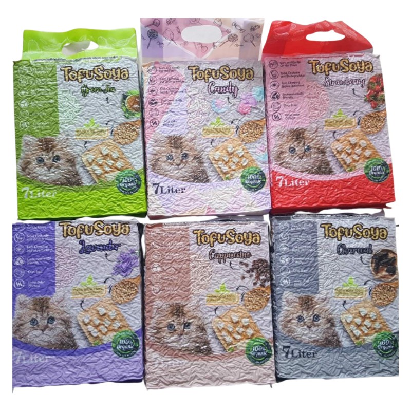 Markotop Tofu Soya 7L 7 L Liter Markotops TofuSoya Pasir Kucing Gumpal