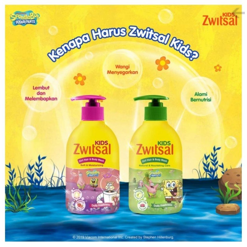 ❤ jselectiv ❤ ZWITSAL KIDS 2-in-1 Hair &amp; Body Wash | Shampoo Plus Sabun Mandi ZWITSAL KIDS