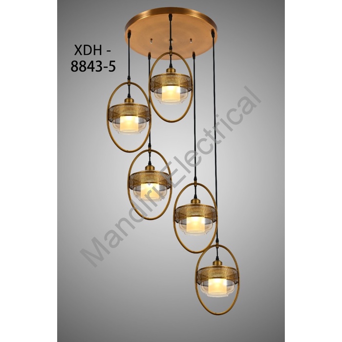 lampu hias gantung dekorasi ruang tamu- meja makan minimalis 8843 GD