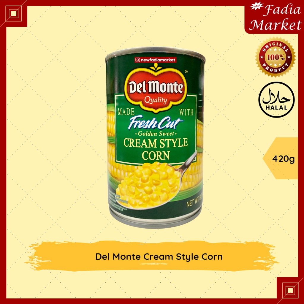 

Del Monte Cream Style Corn (Cream Jagung) 420g