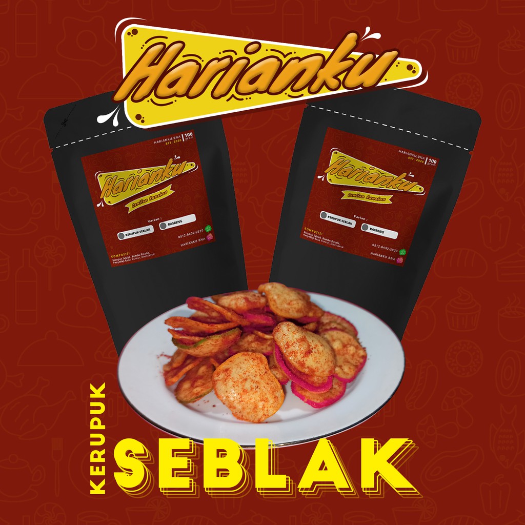 

Kerupuk Seblak Rasa Balado 100 Gram