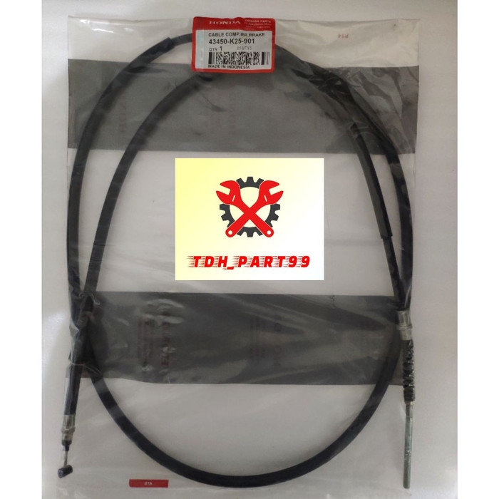 KABEL REM TALI REM BELAKANG BEAT F1