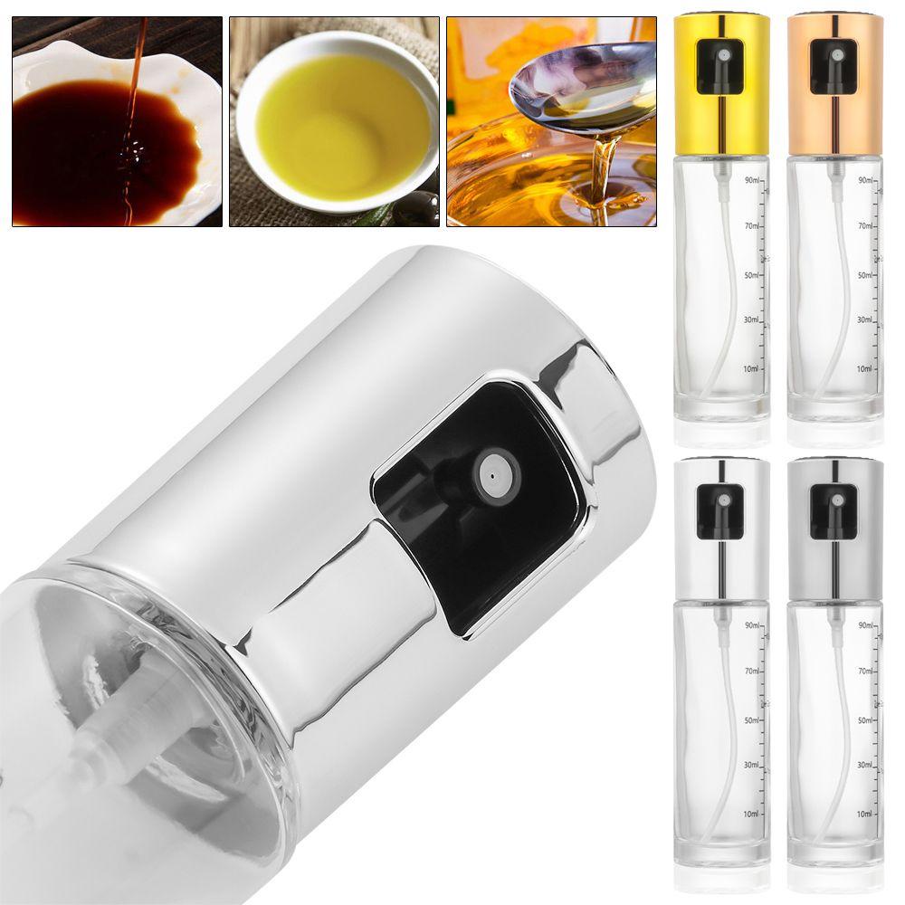 Solighter Botol Spray Wadah Stainless Steel Alat Aksesoris Masak Dapur Minyak Sprayer