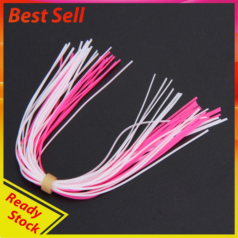 10 Bundles Legs Barred Flake Fly Tying Material Squid Skirts Lure Thread