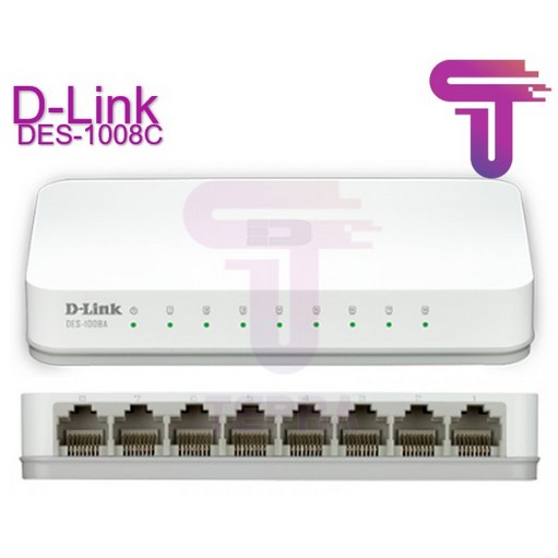 D-LINK DES-1008C 8-Port 10/100 Mbps Unmanaged Switch