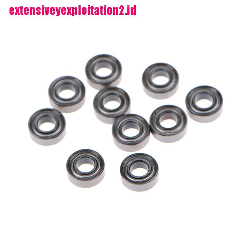 &lt; E2id &amp; &gt; 10pcs Mr115zz Miniatur Bearing Segel Karet Bahan Metal