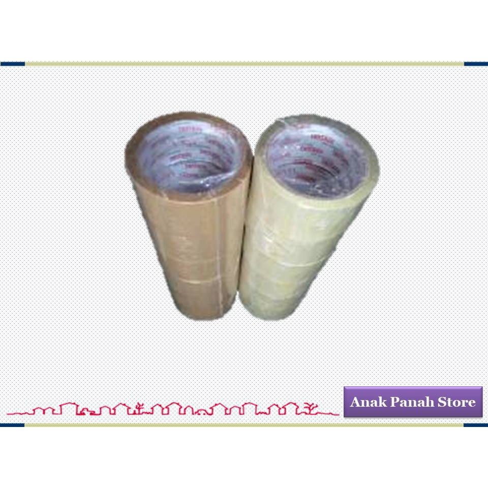 

Lakban Plastik OPP 2 inch Merk Tantape ( Isi 6 roll )